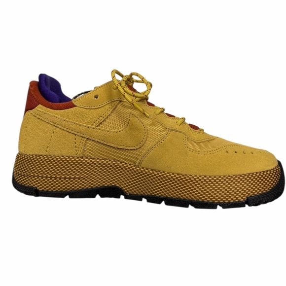 NWOT Nike Women's Air Force 1 Wild Shoes in Wheat Gold Size 7.5 - Picture 3 of 13